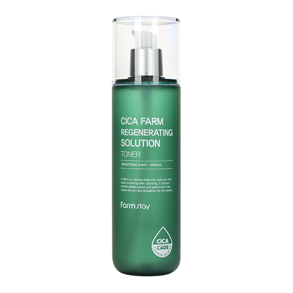Восстанавливающий тонер с центеллой азиатской  FarmStay Cica Farm Regenerating Solution Toner