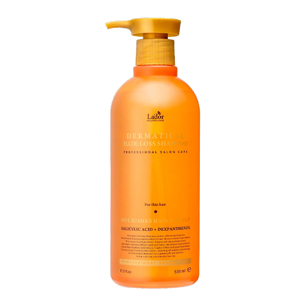 Шампунь для борьбы с выпадением (для тонких волос)  Lador Dermatical Hair-Loss Shampoo (For thin hair)