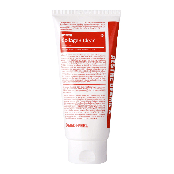 Пенка для умывания с коллагеном  MEDI-PEEL Aesthe Derma Lacto Collagen Clear