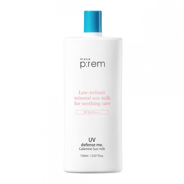 Солнцезащитное молочко для лица и тела Make P:rem UV Defense Me Calamine Sun milk SPF50+PA++++