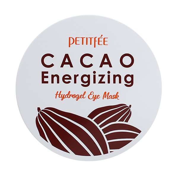 Патчи для глаз с экстрактом какао бобов Petitfee Cacao Energizing Hydrogel Eye Mask