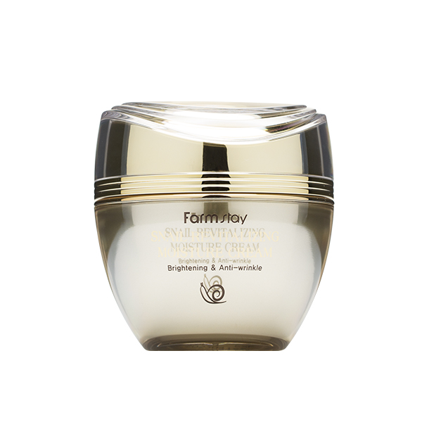 Восстанавливающий крем с муцином улитки FarmStay Snail Revitalizing Moisture Cream