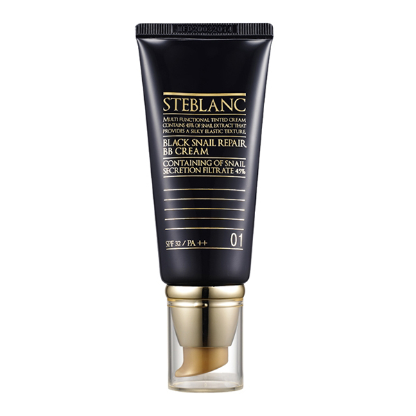 ББ крем с экстрактом черной улитки Steblanc Black Snail Repair BB Cream №01 Light Beige