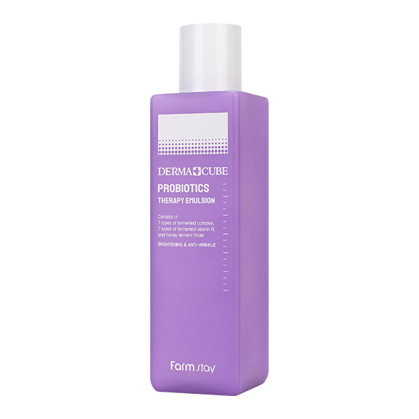 Эмульсия с пробиотиками для чувствительной кожи  FarmStay DERMA CUBE Probiotics Therapy Emulsion