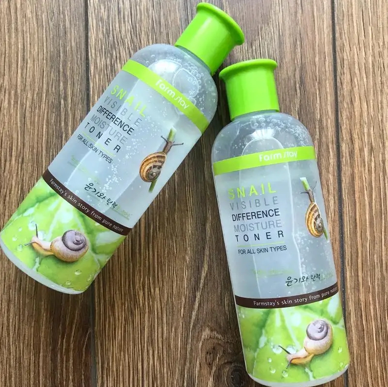 Тонер с муцином улитки FarmStay Visible Difference Moisture Toner