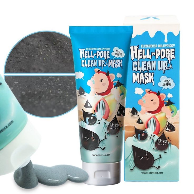 Маска-пленка для очищения пор Elizavecca Hell-Pore Clean Up Mask