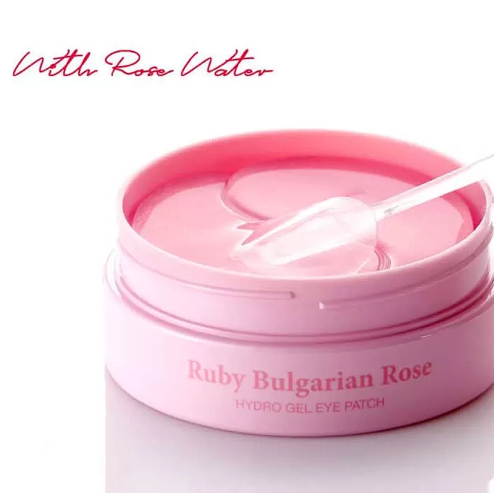 Патчи с маслом болгарской розы Koelf Ruby Bulgarian Rose Hydrogel Eye Patch