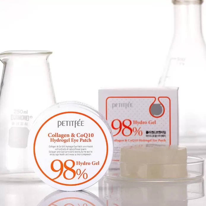 Патчи для глаз Petitfee Collagen & Q10 Hydrogel Eye Patch