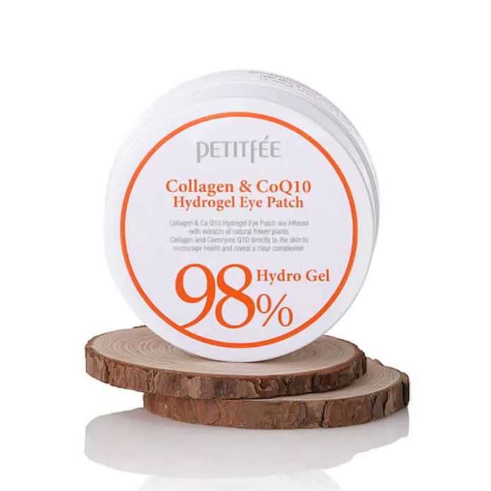 Патчи для глаз Petitfee Collagen & Q10 Hydrogel Eye Patch