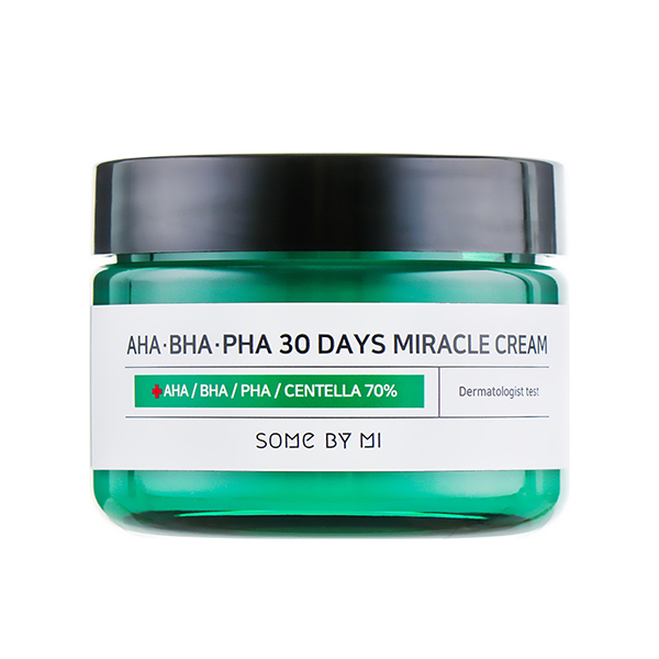 Крем для проблемной кожи с AHA, BHA, PHA, центеллой и чайным деревом Some By Mi AHA BHA PHA 30 Days Miracle Cream
