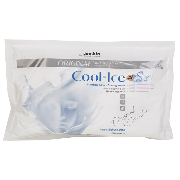 Успокаивающая и охлаждающая альгинатная маска Anskin Cool-Ice Modeling Mask (240 гр, мягкая упаковка)