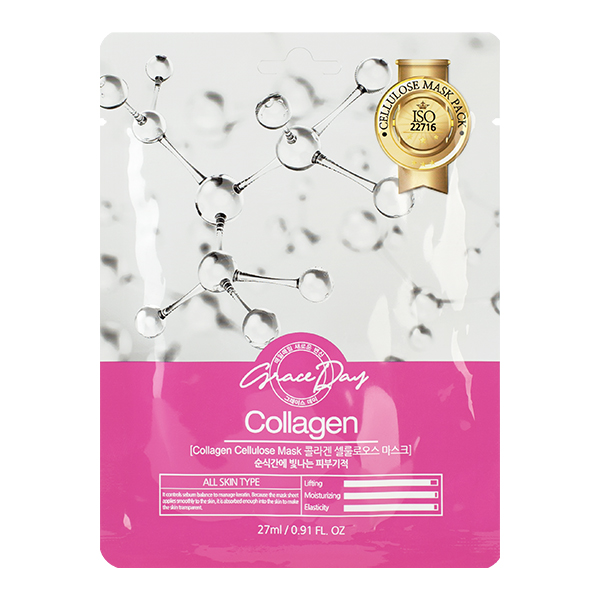 Тканевая маска с коллагеном Grace Day Collagen Cellulose Mask