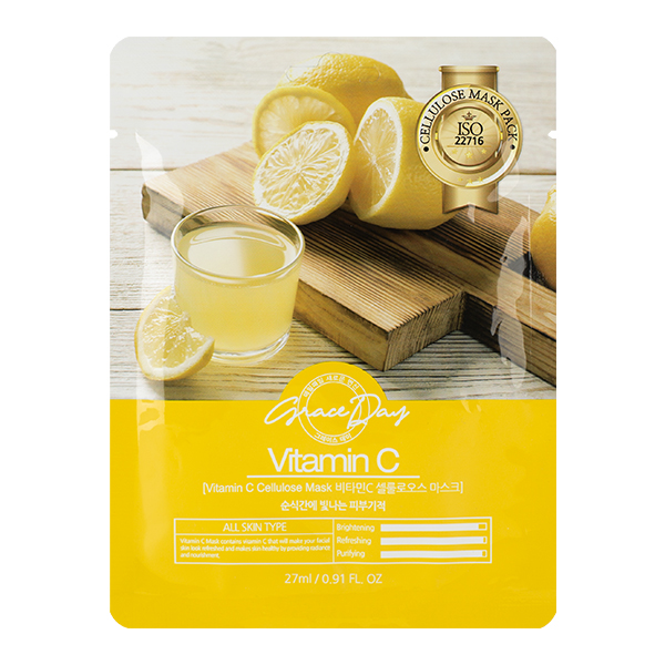 Тканевая маска с витамином С Grace Day Vitamin C Cellulose Mask