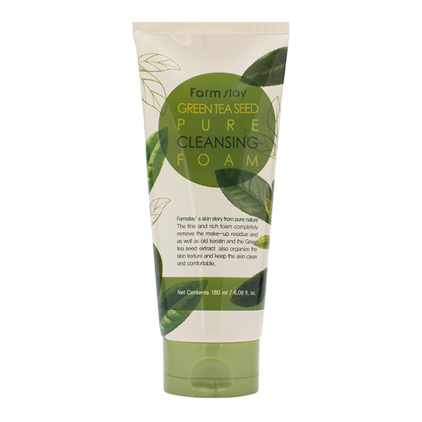 Пенка для очищения лица с экстрактом семян зеленого чая FarmStay Green Tea Seed Pure Cleansing Foam