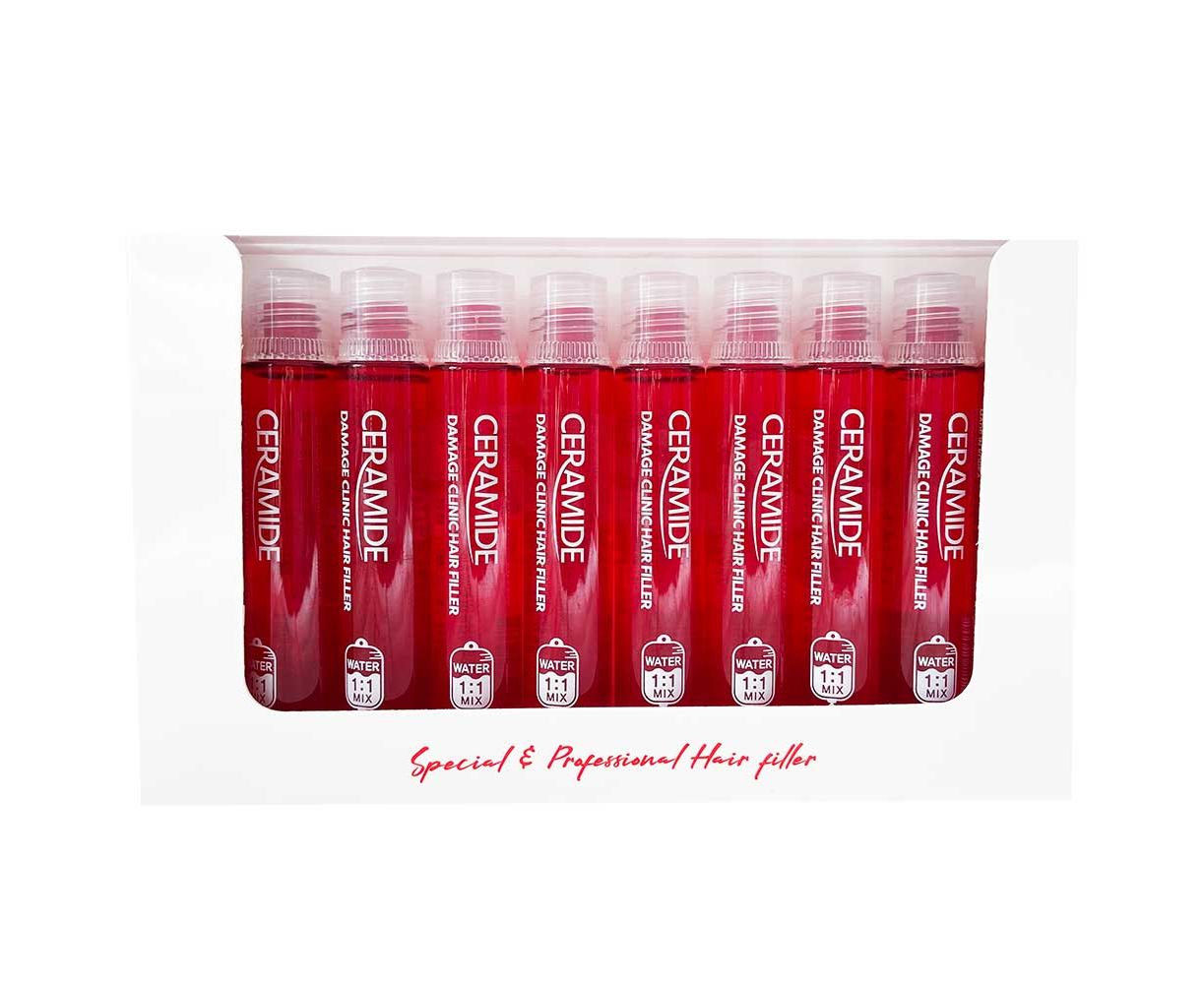 Восстанавливающие филлеры с керамидами 13ml*10 FarmStay Ceramide Damage Clinic Hair Filler