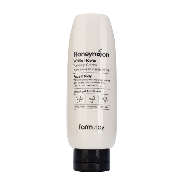 Крем для выравнивания тона кожи FarmStay Honeymoon White Flower Tone-Up Cream