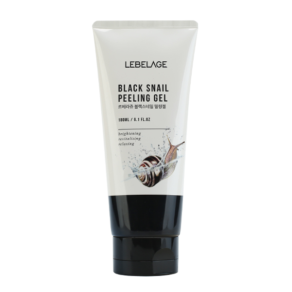 Пилинг-гель с муцином чёрной улитки  LEBELAGE Black Snail Peeling Gel