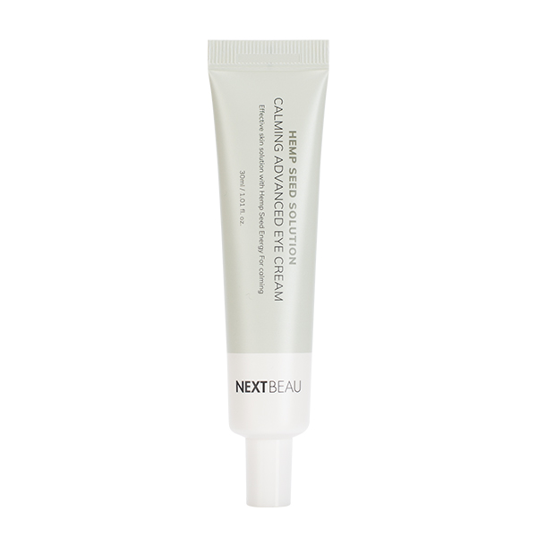 Крем для глаз с маслом конопли для чувствительной кожи NEXTBEAU Hemp Seed Solution Calming Advanced Eye Cream