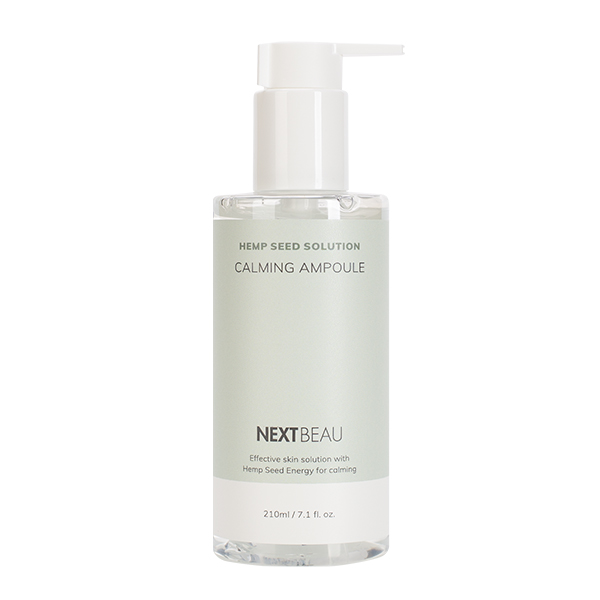Успокаивающая ампульная сыворотка с маслом конопли  NEXTBEAU Hemp Seed Solution Calming Ampoule