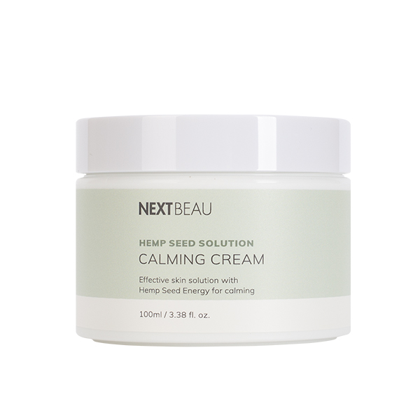 Успокаивающий крем с маслом конопли  NEXTBEAU Hemp Seed Solution Calming Cream