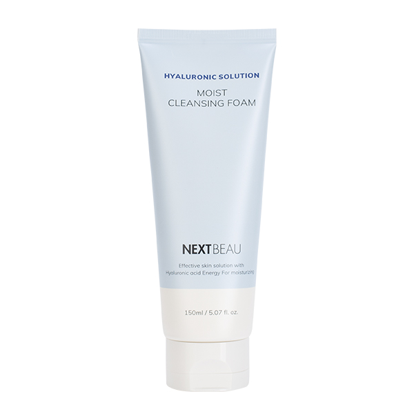 Пенка для умывания с гиалуроновой кислотой  NEXTBEAU Hyaluronic Solution Moist Cleansing Foam