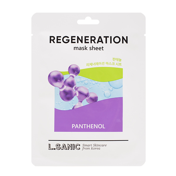 Тканевая маска с пантенолом  L.Sanic Panthenol Regeneration Mask Sheet