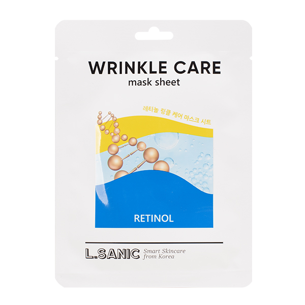 Тканевая маска с ретинолом  L.Sanic Retinol Wrinkle Care Mask Sheet