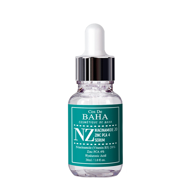 Балансирующая сыворотка с ниацинамидом и цинком  Cos De Baha NZ Niacinamide 20% Zinc PCA 4% Serum