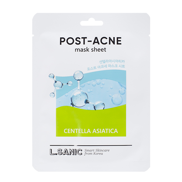 Тканевая маска с центеллой азиатской  L.Sanic Centella Asiatica Post-Acne Mask Sheet