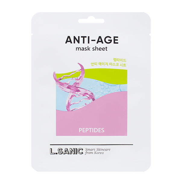 Тканевая маска с пептидами  L.Sanic Peptides Anti-Age Mask Sheet