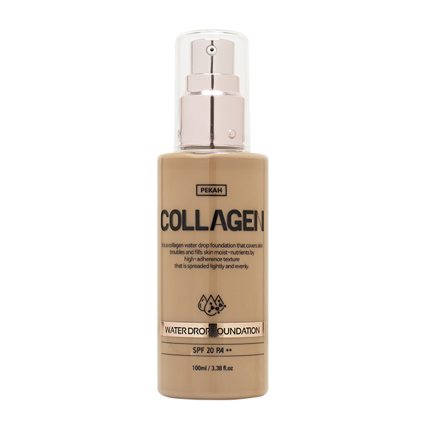 Увлажняющая тональная основа с коллагеном PEKAH Collagen Water Drop Foundation No. 21 Light Beige