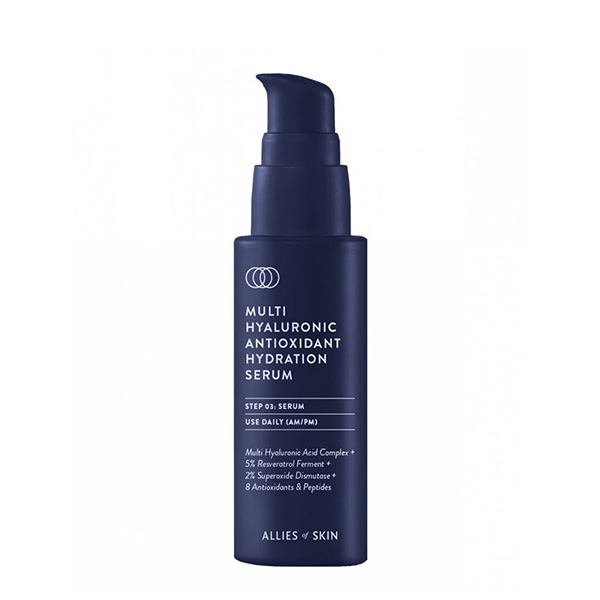 Антиоксидантная увлажняющая сыворотка ALLIES OF SKIN Multi Hyaluronic Antioxidant Hydration Serum