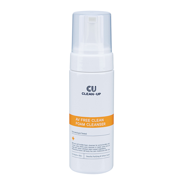 Пенка-мусс для проблемной кожи CUSKIN AV Free Clean Foam Cleanser