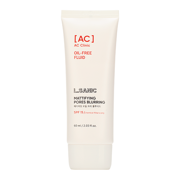 Суперлёгкий матирующий дневной флюид SPF 15 L.Sanic AC Clinic Mattifying Oil-Free Fluid SPF 15
