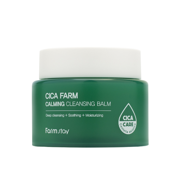 Гидрофильный бальзам с центеллой азиатской&nbsp; FarmStay Cica Farm Calming Cleansing Balm