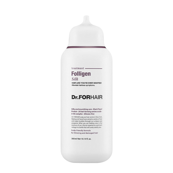 Восстанавливающая маска-кондиционер для повреждённых волос Dr.ForHair Folligen Silk Treatment