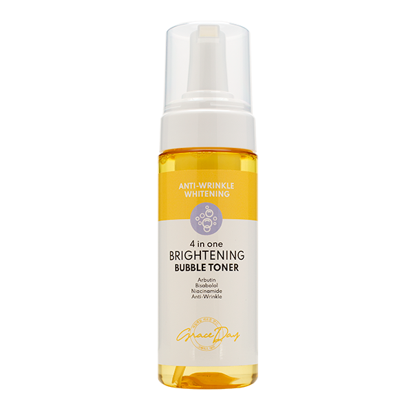 Освежающий пузырьковый тонер для лица для уставшей кожи Grace Day 4 in One Brightening Bubble Toner