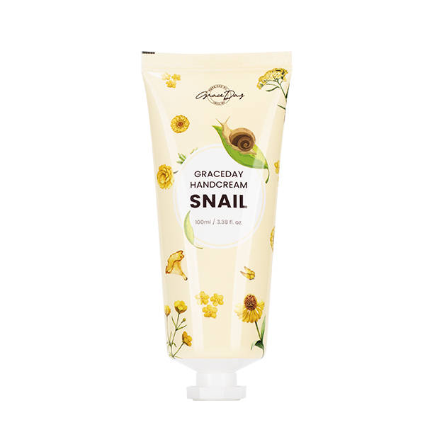 Восстанавливающий крем для рук с муцином улитки Grace Day Hand Cream Snail