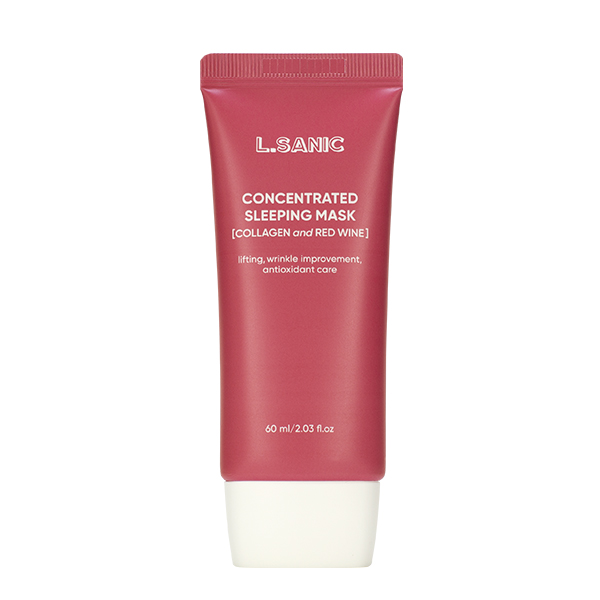Концентрированная ночная маска с коллагеном и красным вином L.Sanic Collagen & Red Wine Concentrated Sleeping Mask