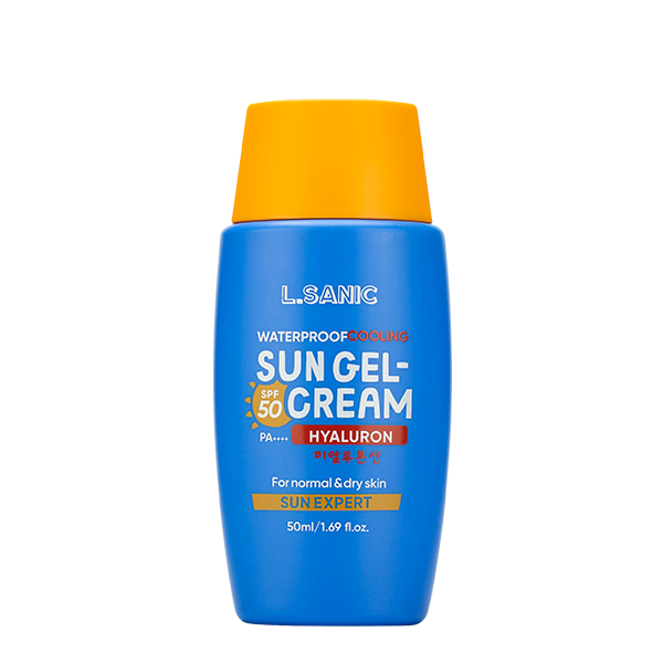 Солнцезащитный гель-крем с гиалуроновой кислотой SPF 50/PA++++&nbsp; L.Sanic Sun Expert Hyaluronic Acid Waterproof Cooling Sun Gel-Cream SPF 50/PA++++