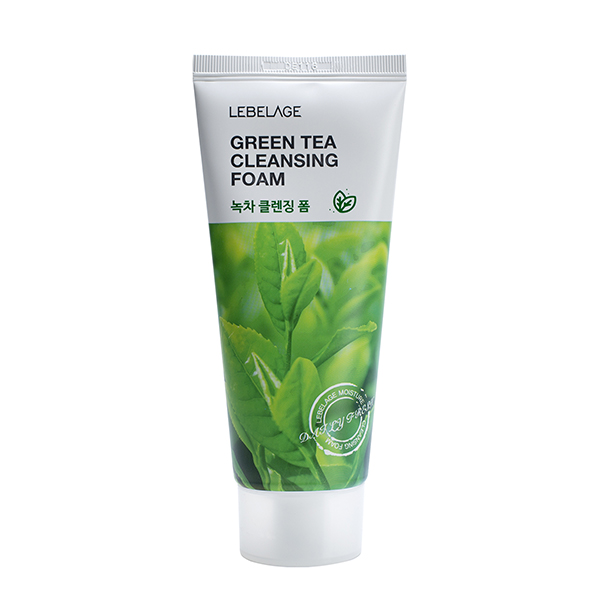 Очищающая пенка для лица с зеленым чаем, 100 мл Lebelage Natural Green Tea Cleansing Foam