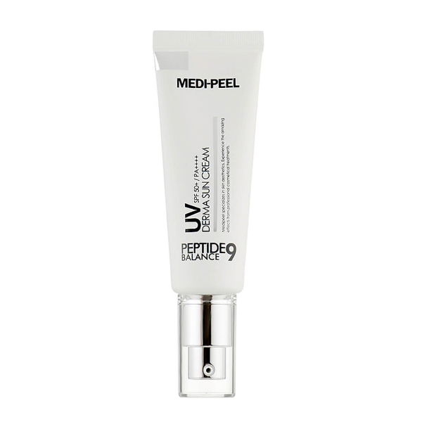 Солнцезащитный крем с пептидами&nbsp;SPF50+ PA++++ MEDI-PEEL Peptide 9 Balance UV Derma Sun Cream SPF50+ PA++++