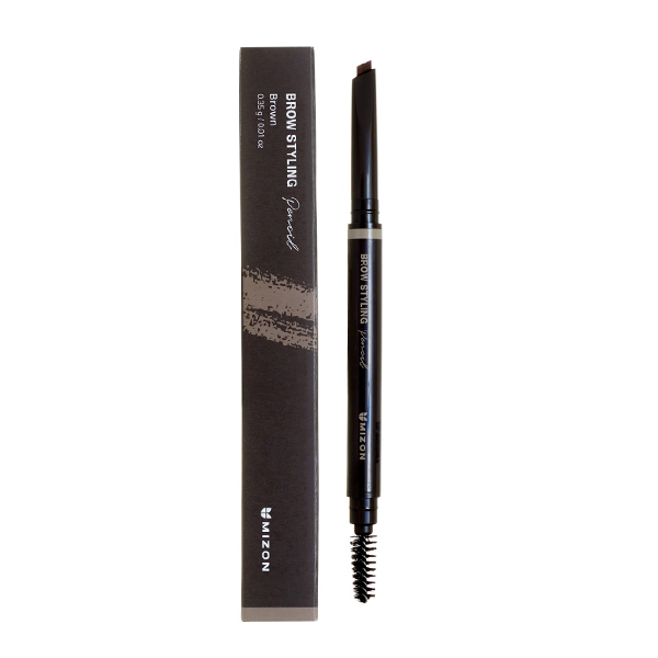 Карандаш для бровей (серый) MIZON Brow Styling Pencil Gray