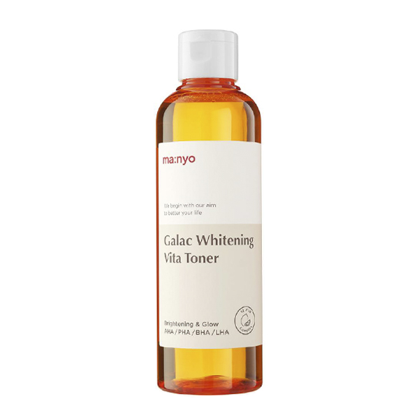 Обновляющий тонер с витамином С и кислотами&nbsp; Manyo Factory Galac Whitening Vita Toner
