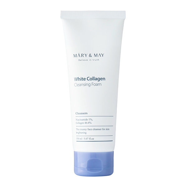 Очищающая пенка c коллагеном Mary&May White Collagen Cleansing Foam