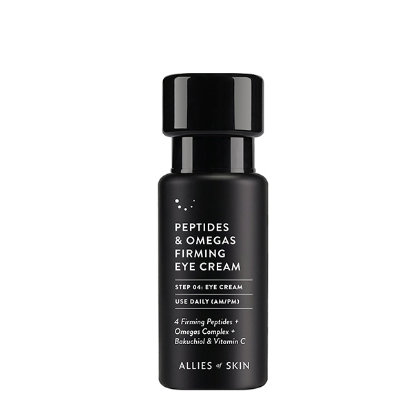 Омолаживающий крем для кожи вокруг глаз с бакучиолом и пептидами ALLIES OF SKIN Peptides & Omegas Firming Eye Cream