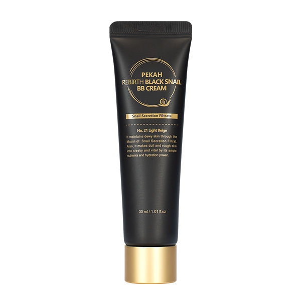 ВВ-крем с муцином черной улитки PEKAH Rebirth Black Snail BB Cream No. 21 Light Beige