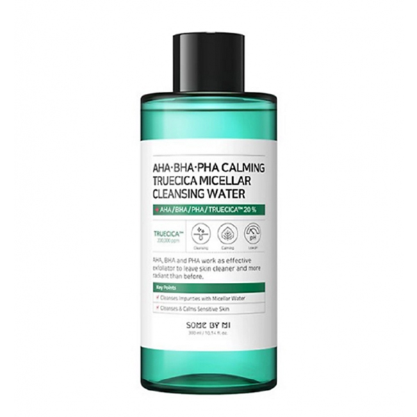 Мицеллярная вода для проблемной кожи&nbsp; Some By Mi AHA BHA PHA Calming Truecica Micellar Cleansing Water