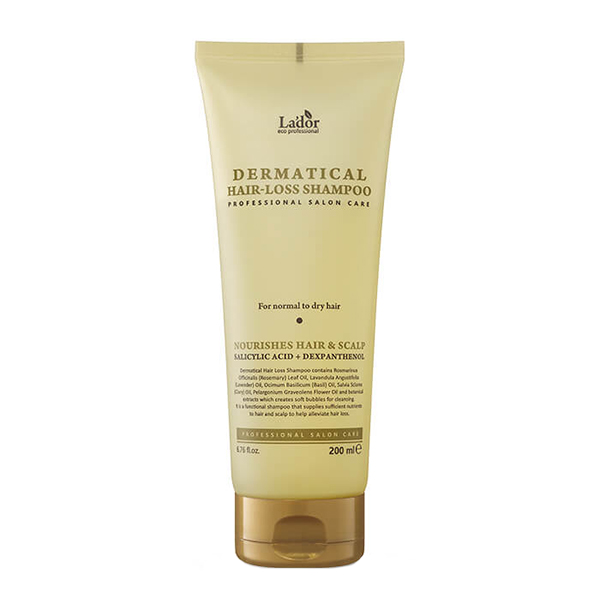 Укрепляющий шампунь для нормальных и сухих волос Lador Dermatical Hair-Loss Shampoo (For normal to dry hair)