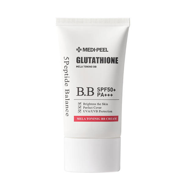 ВВ-крем с глутатионом SPF50+PA++++ MEDI-PEEL Bio-Intense Glutathione Mela Toning BB Cream SPF50+PA++++